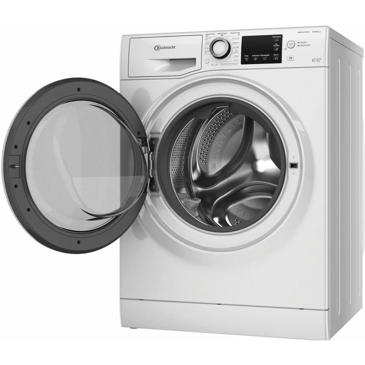 BAUKNECHT Waschtrockner WATK Sense 96 41 N, 9 kg, 6 kg, Invertermotor, Fleckenentfernung 20°C 2