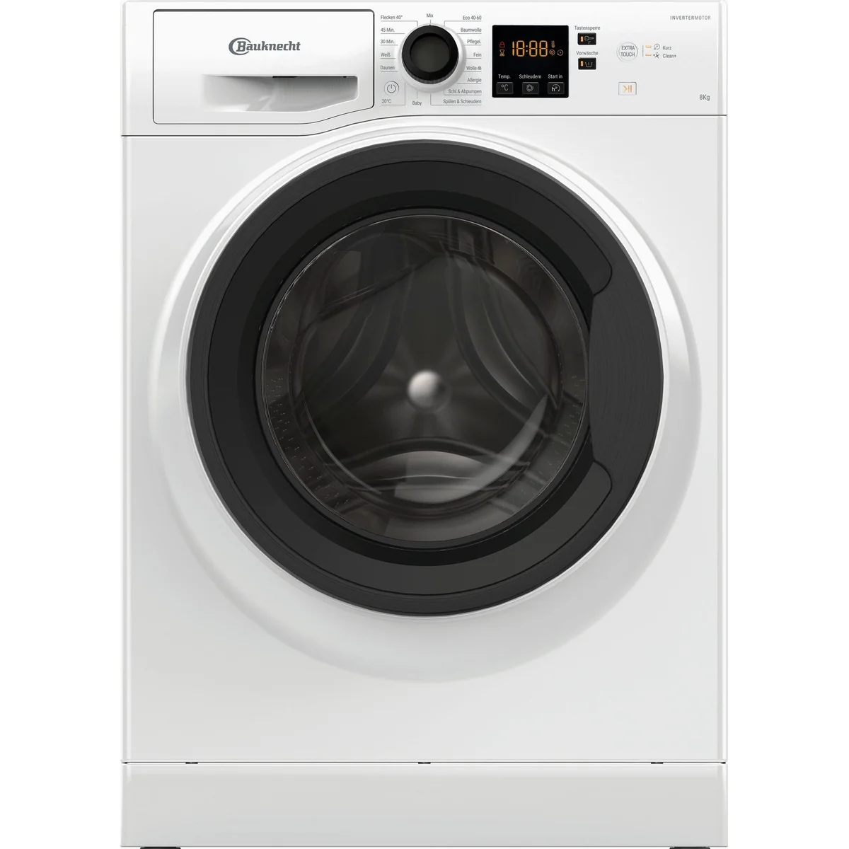 BAUKNECHT Super Eco 845 A, 8 kg, 1400 U/min, Kurz 45' — effiziente Waschleistung, leiser Invertermotor, umfassender Schutz 5