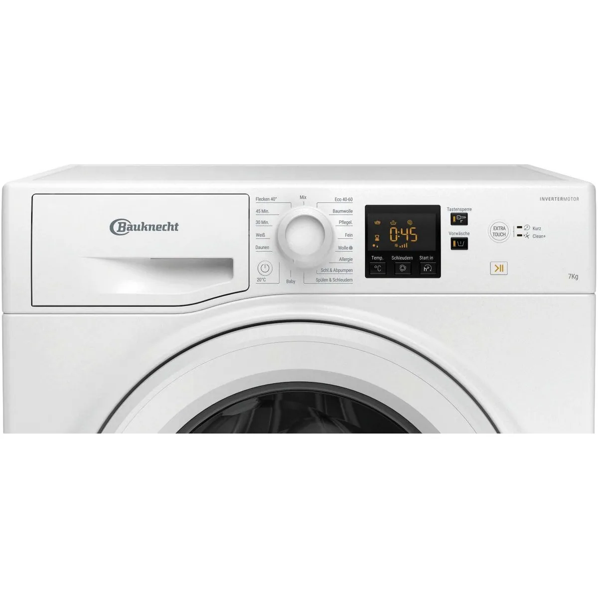 BAUKNECHT WBP 714A Waschmaschine, 7 kg, 1400 U/min, Kurzprogramm 45' – zeitsparendes Waschen 2