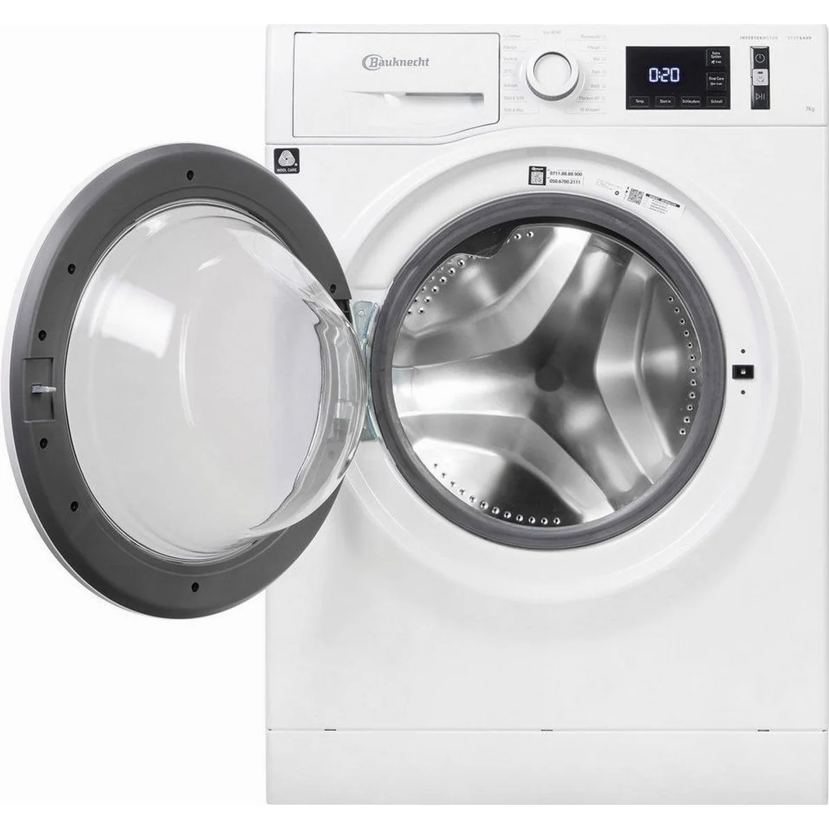 BAUKNECHT W Active 711 A Waschmaschine, 7 kg, 1400 U/min, geräuscharmer Invertermotor 2