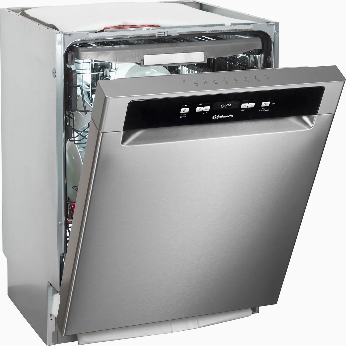 BAUKNECHT OBUC Ecosilent 8650, 14 Maßgedecke, flexible Besteckschublade