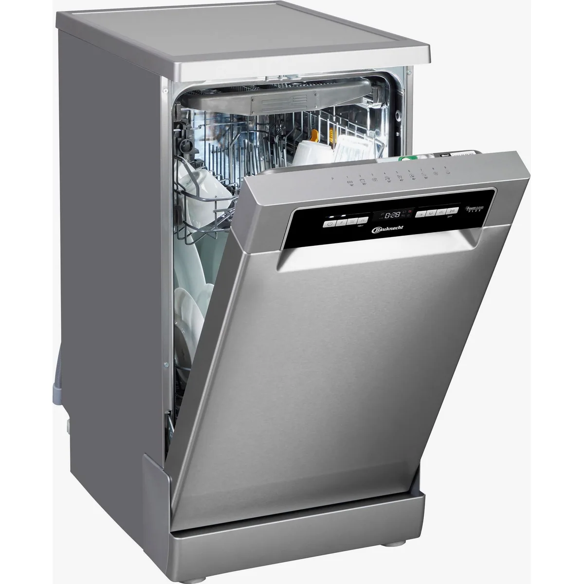 BAUKNECHT BK6FB10BS7A0X Standgeschirrspüler, 10 Maßgedecke, PowerClean-Technologie 3
