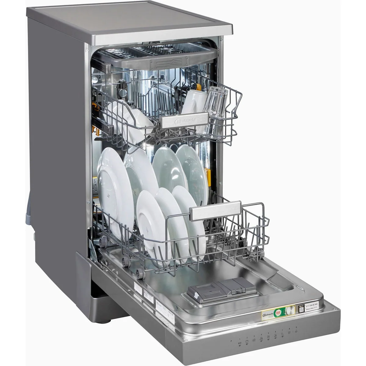 BAUKNECHT BK6FB10BS7A0X Standgeschirrspüler, 10 Maßgedecke, PowerClean-Technologie 4