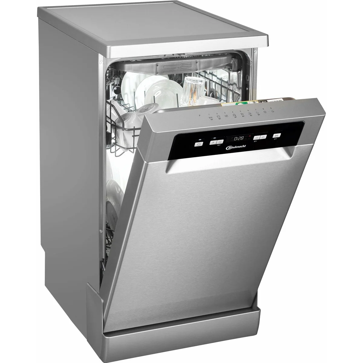 BAUKNECHT BK4FC11BS7A0X Standgeschirrspüler, 11 Maßgedecke, Besteckschublade & Korb 3