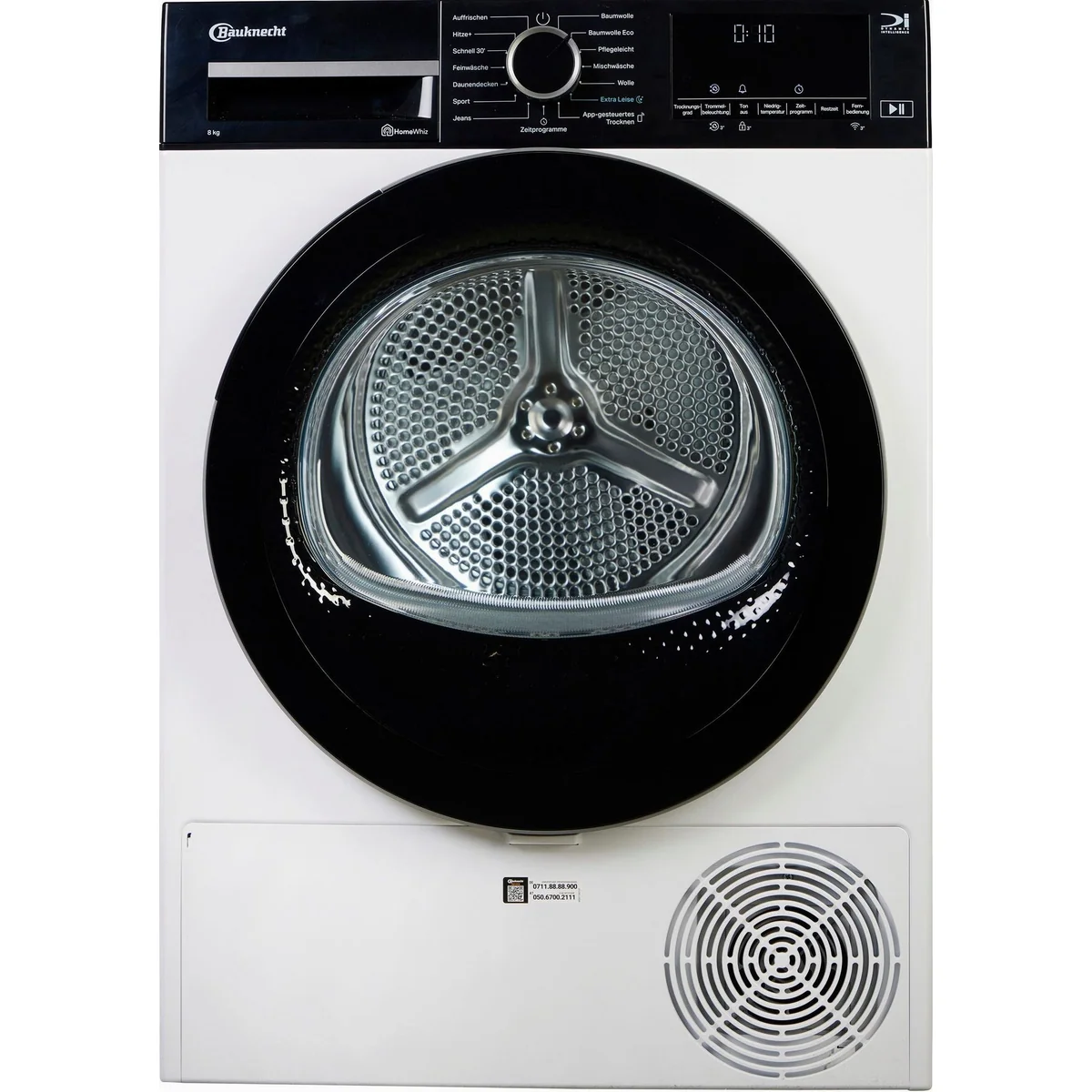BAUKNECHT TR Super Eco 8B Wärmepumpentrockner, leise Technologie, energieeffizient 3