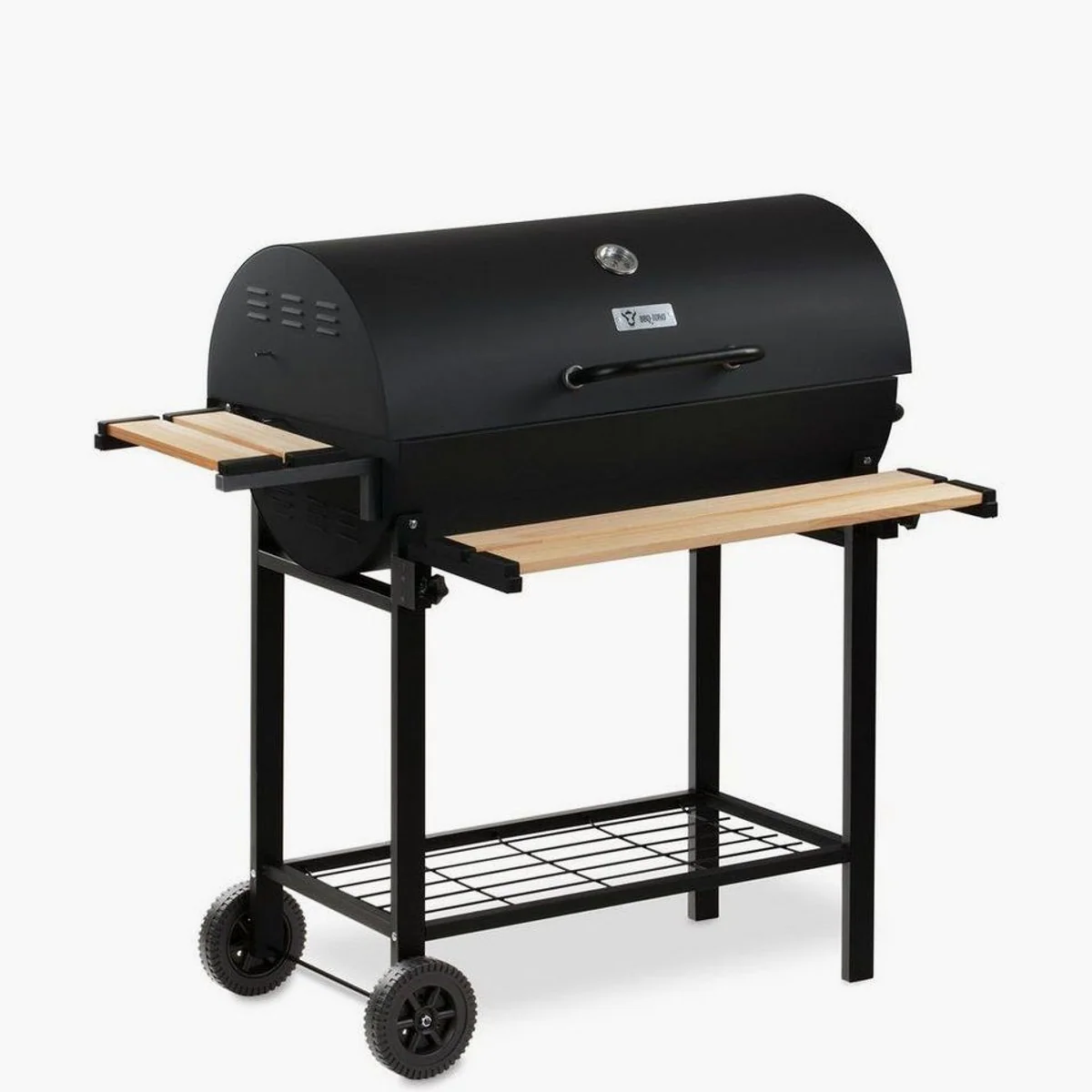 BBQ-Toro Holzkohlegrillwagen, vielseitig einsetzbar, inkl. Thermometer und Smoker-Funktion 4