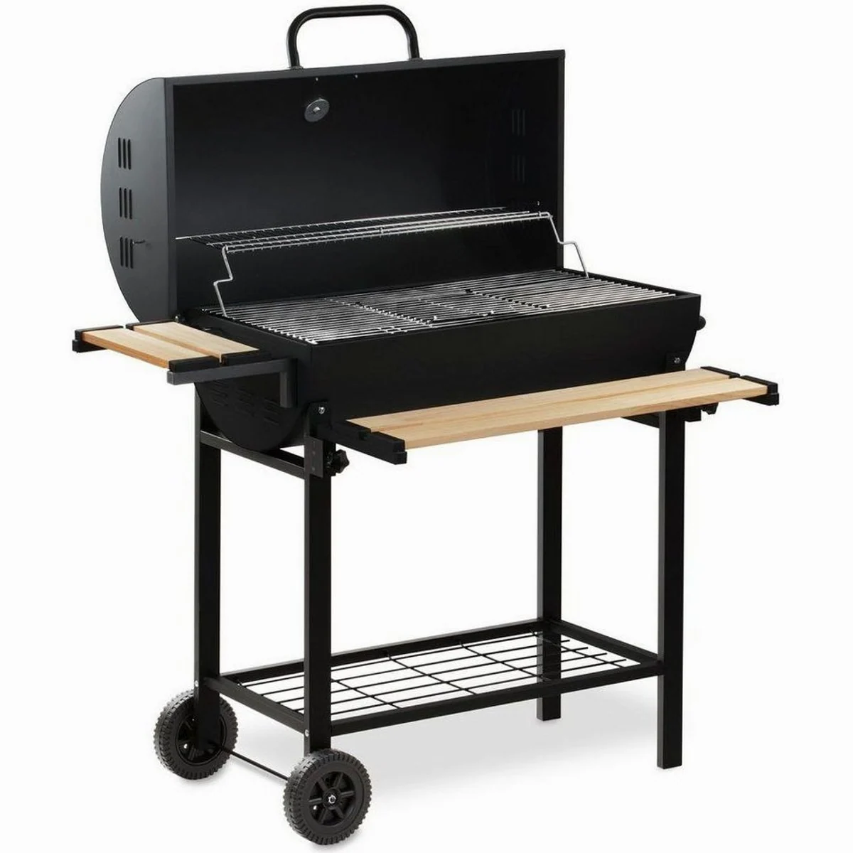 BBQ-Toro Holzkohlegrillwagen, vielseitig einsetzbar, inkl. Thermometer und Smoker-Funktion 5