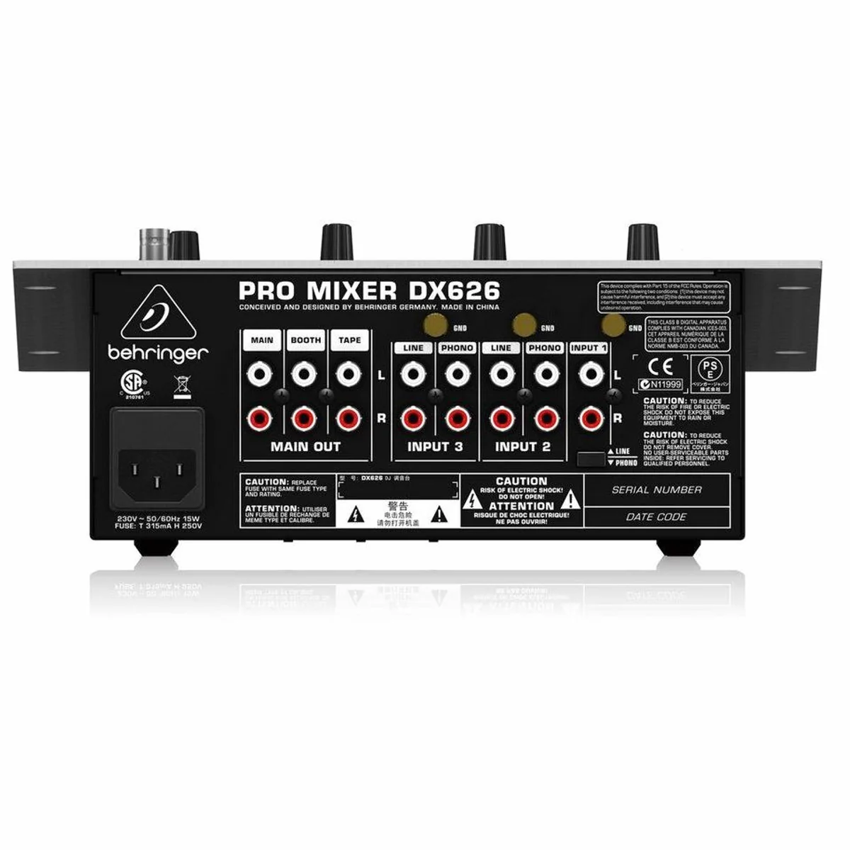 Behringer DX626 Pro, 3-Kanal DJ-Mixer, Ultraglide-Fader und Dual Auto-BPM-Counter 4