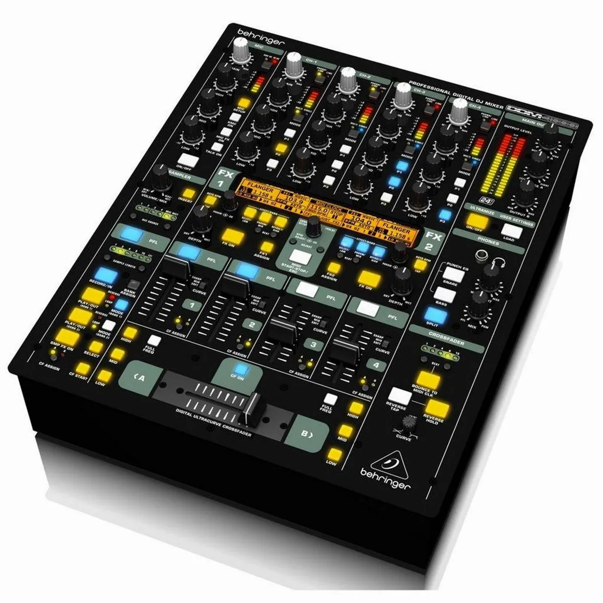 Behringer DDM4000 DJ-Mixer, digitaler 32-Bit Mixer, vielseitige Effekte 2