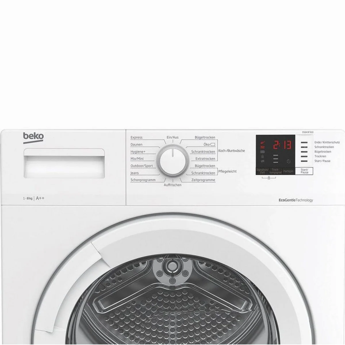 BEKO DS843F3G0 Wärmepumpentrockner, 15 Programme, Aquawave-Schontrommel 3