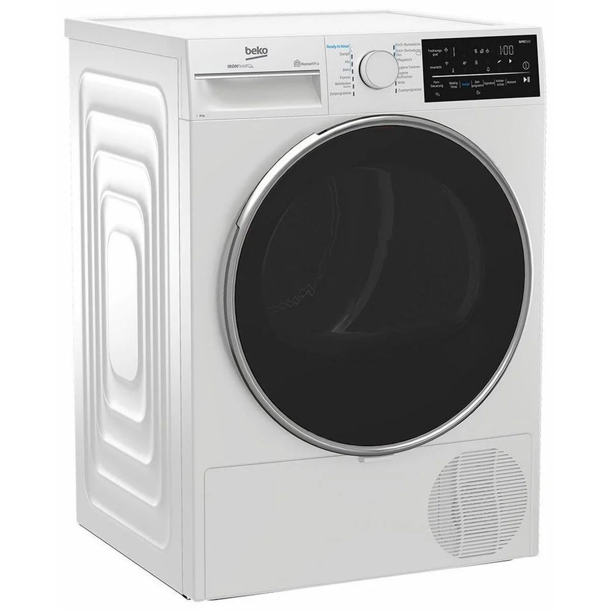 BEKO B5T62243W Wärmepumpentrockner, Knitterschutz, WiFi, Silent-Programm