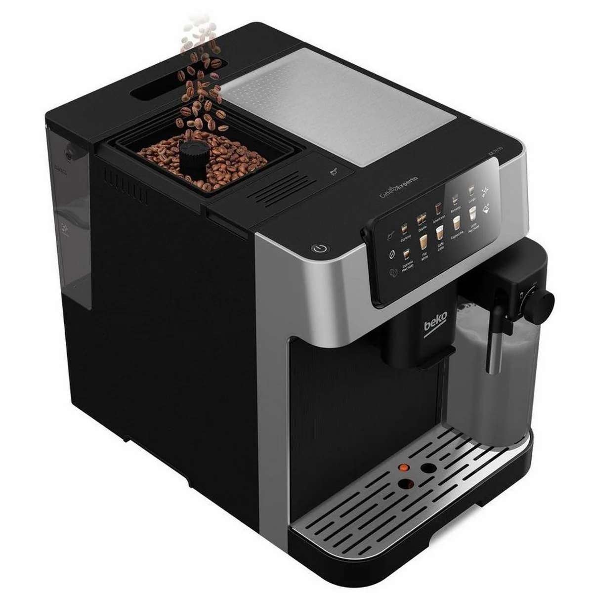BEKO CEG 7304 X Kaffeevollautomat, Zweifachdüse, Automatische Reinigung 2