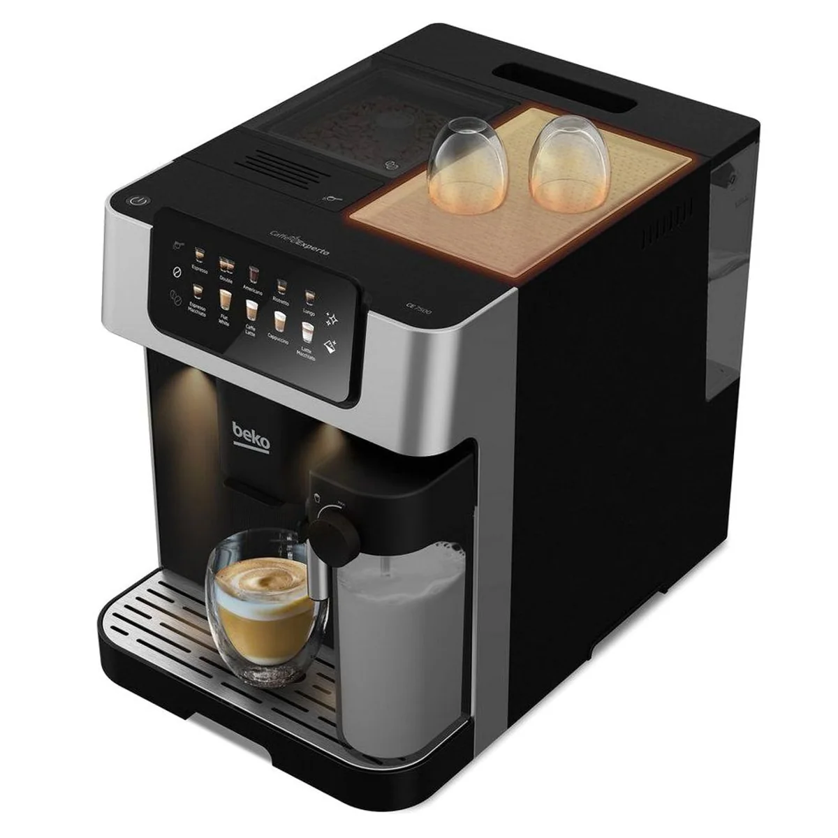 BEKO CEG 7304 X Kaffeevollautomat, Zweifachdüse, Automatische Reinigung 3