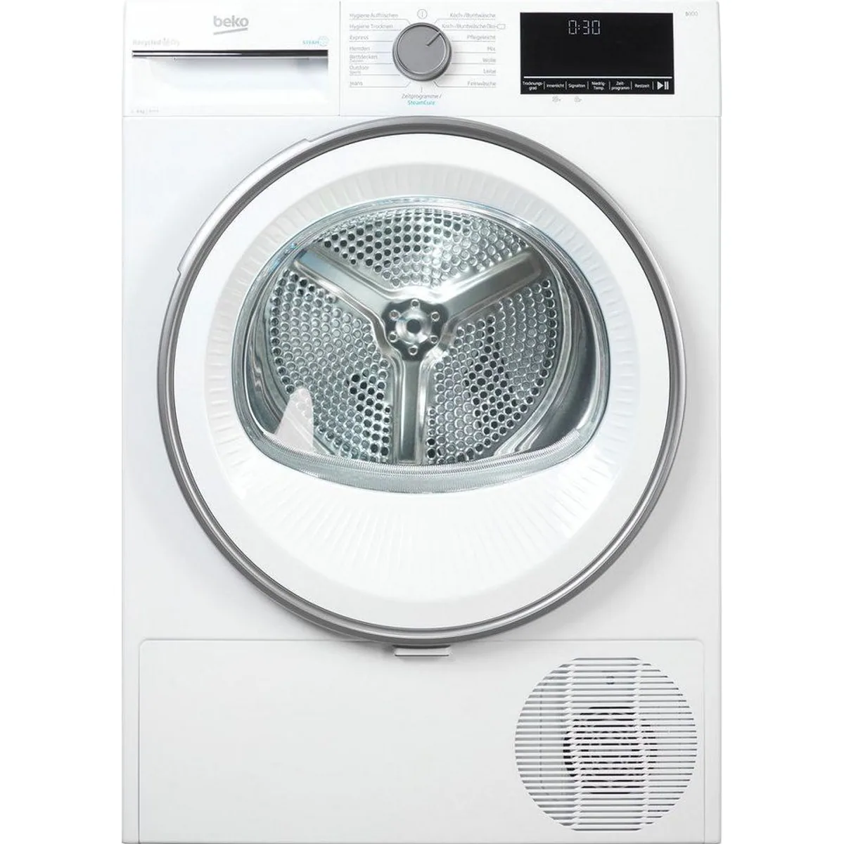 BEKO B3T32491 Wärmepumpentrockner, 9 kg Fassungsvermögen, Hygienic Refresh, ProSmart Inverter Motor 3