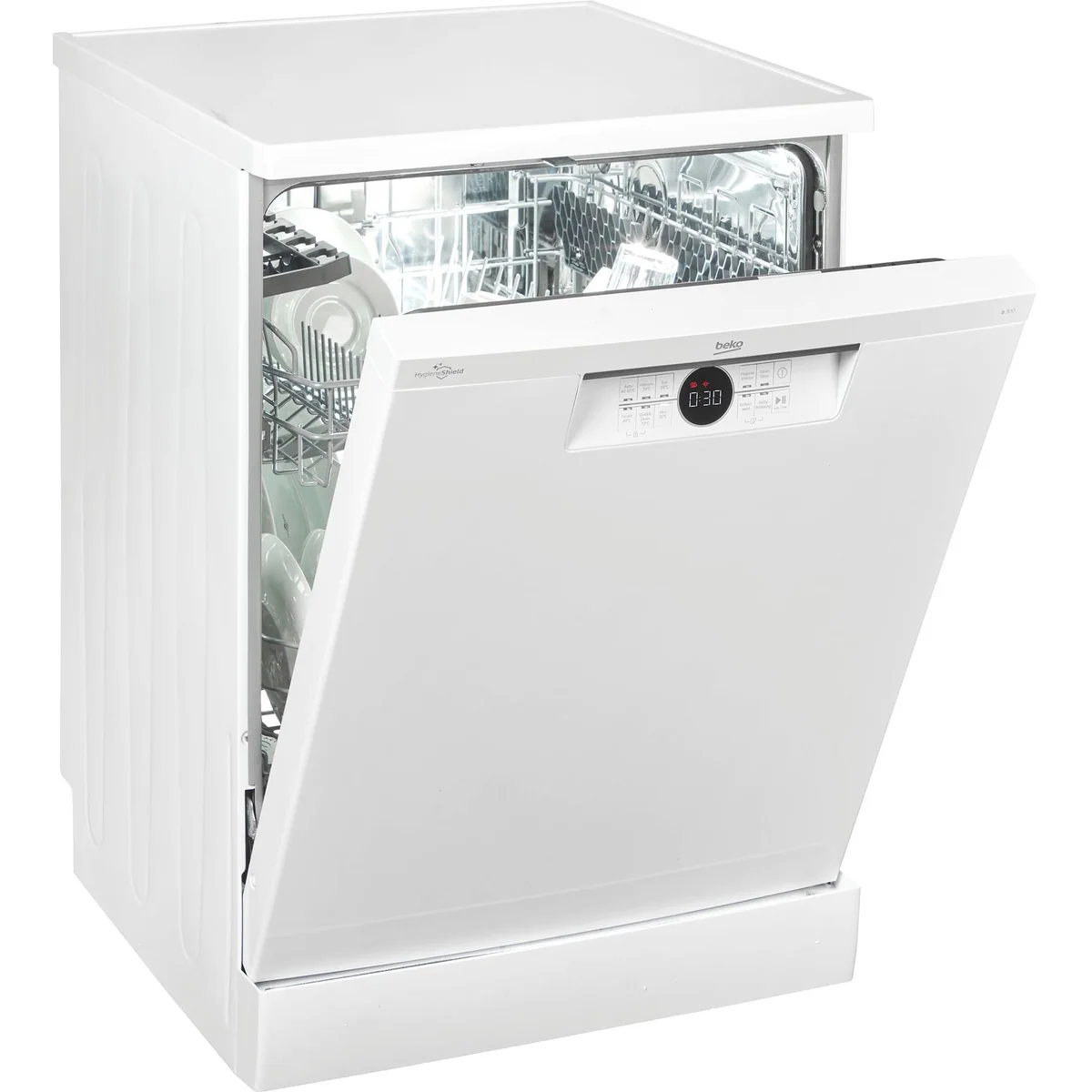 BEKO BDFN26430W Standgeschirrspüler, 14 Maßgedecke, SteamGloss-Technologie 2