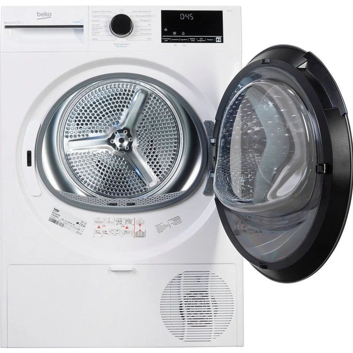 BEKO B3T422391 Wärmepumpentrockner, sanftes Trocknen mit AquaWave & SteamCure – 8 kg 2