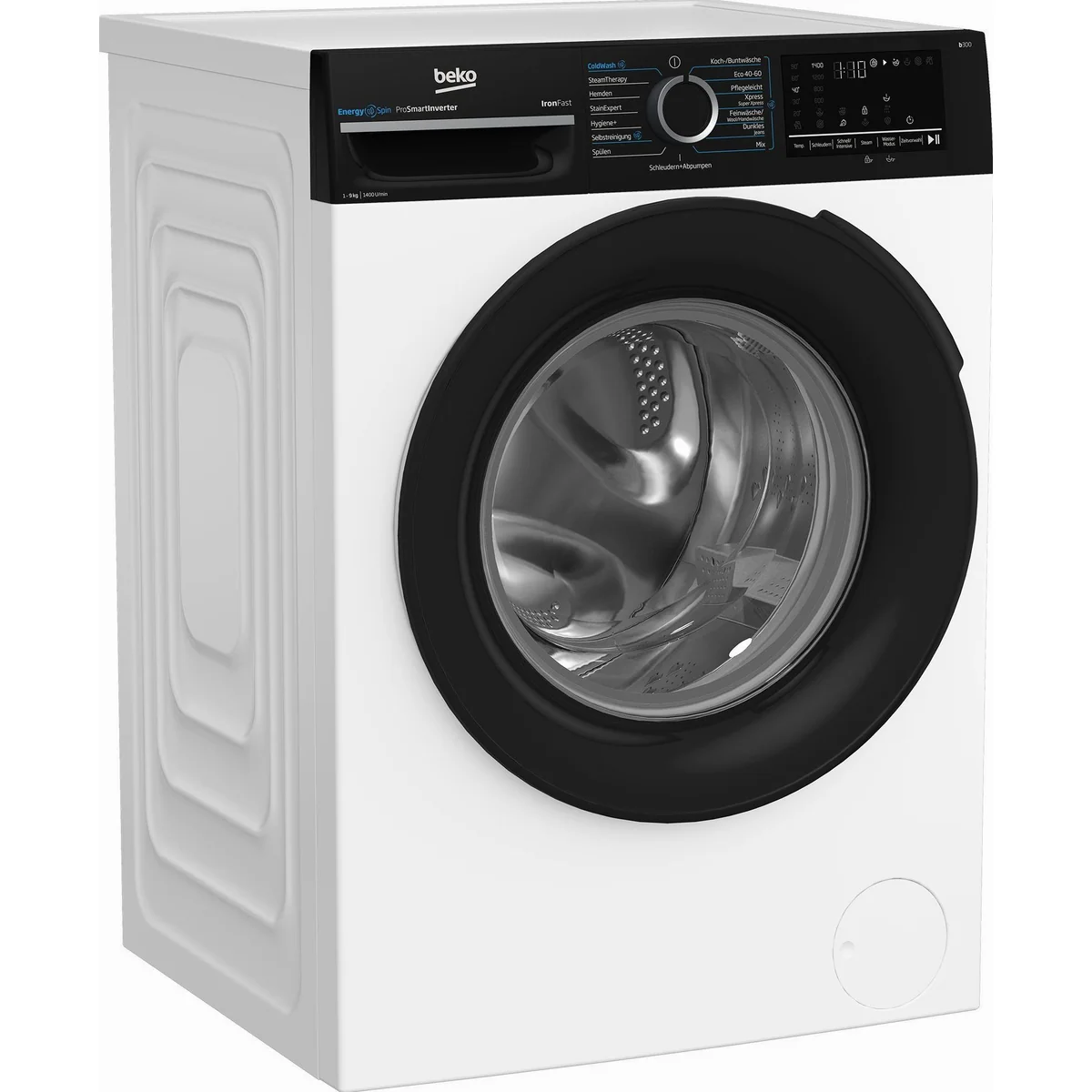 BEKO BM3WFU4941W Waschmaschine, 9 kg, 1400 U/min, Energieeffizienzklasse A 2