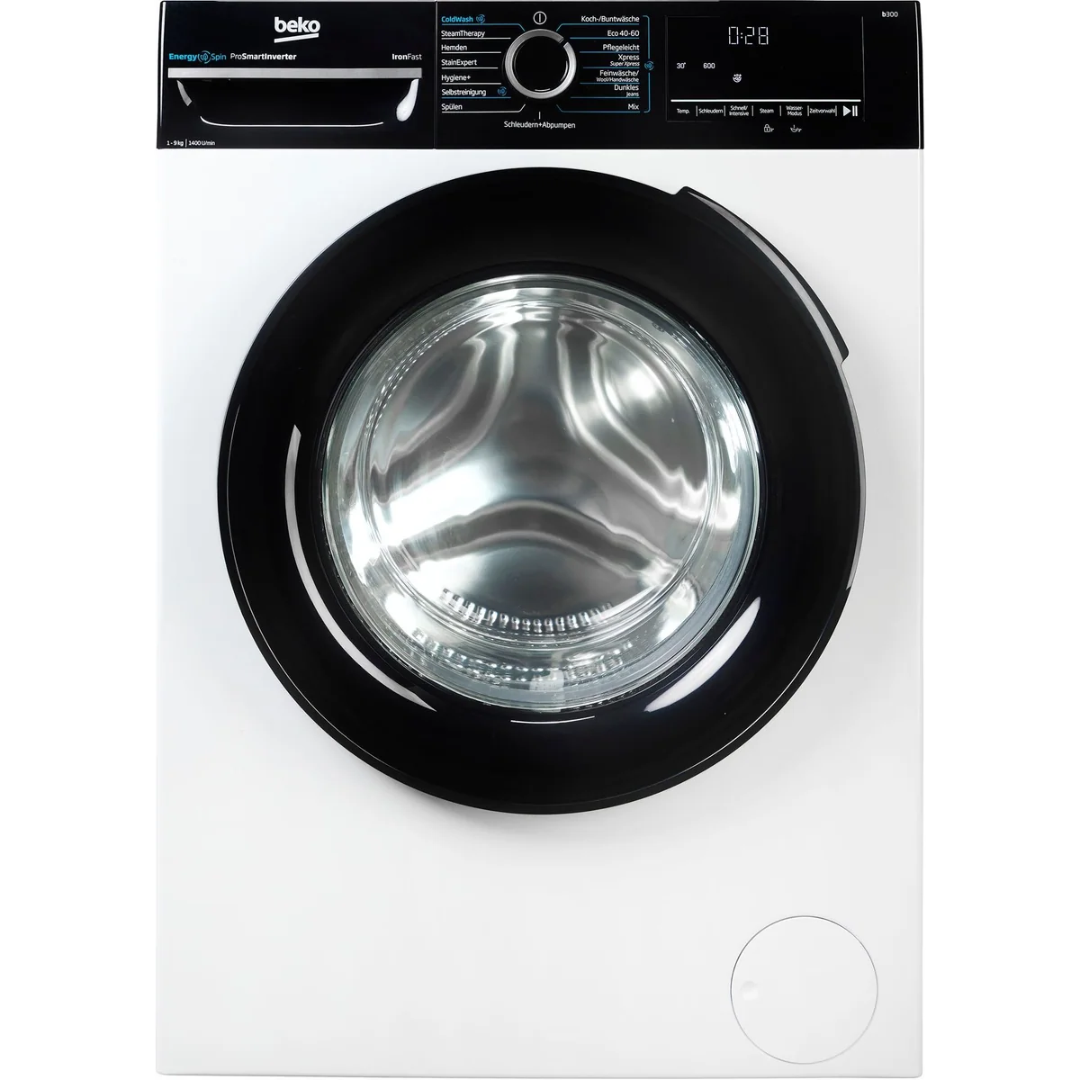 BEKO BM3WFU4941W Waschmaschine, 9 kg, 1400 U/min, Energieeffizienzklasse A 3