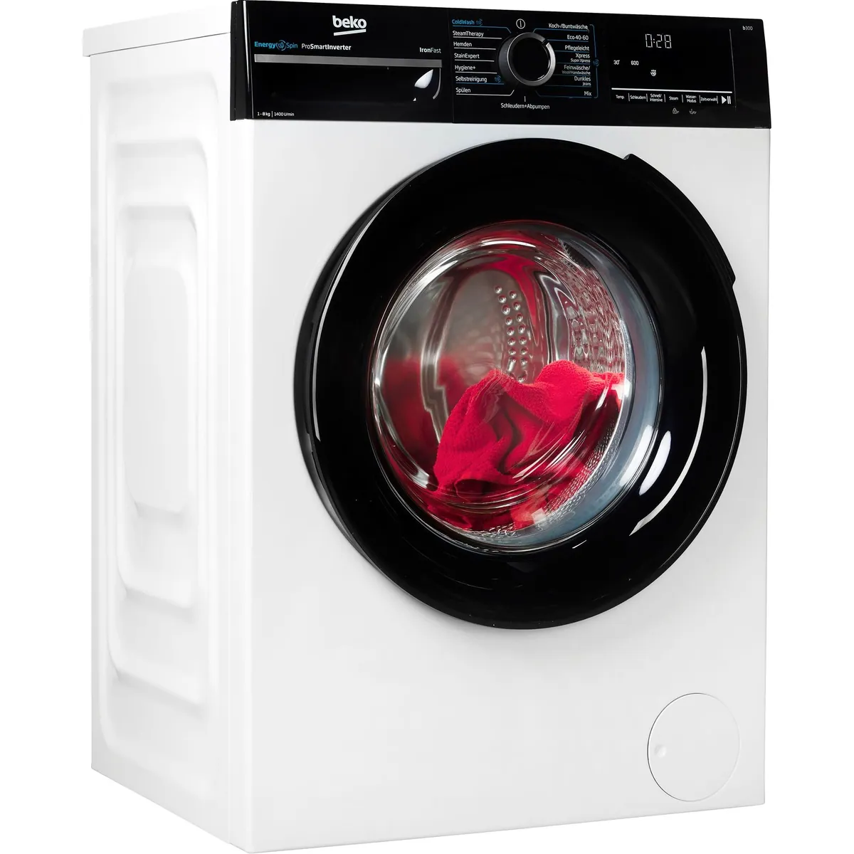 BEKO BM3WFU4841W Waschmaschine, 8 kg, 1400 U/min, EnergySpin-Technologie