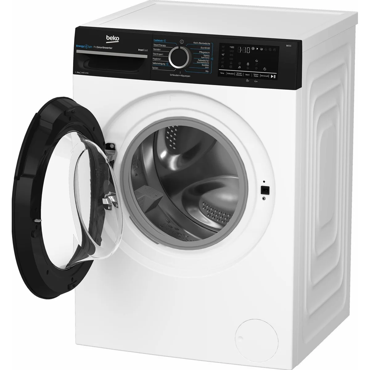 BEKO BM3WFU4841W Waschmaschine, 8 kg, 1400 U/min, EnergySpin-Technologie 3