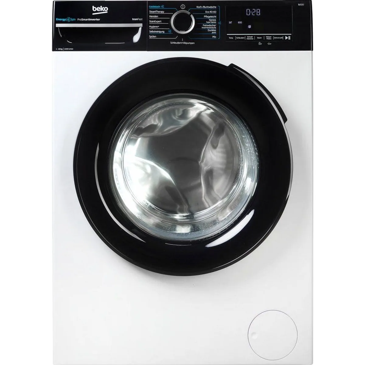 BEKO BM3WFU41041W Waschmaschine, 10 kg, 1400 U/min, effiziente Energieoptimierung 4
