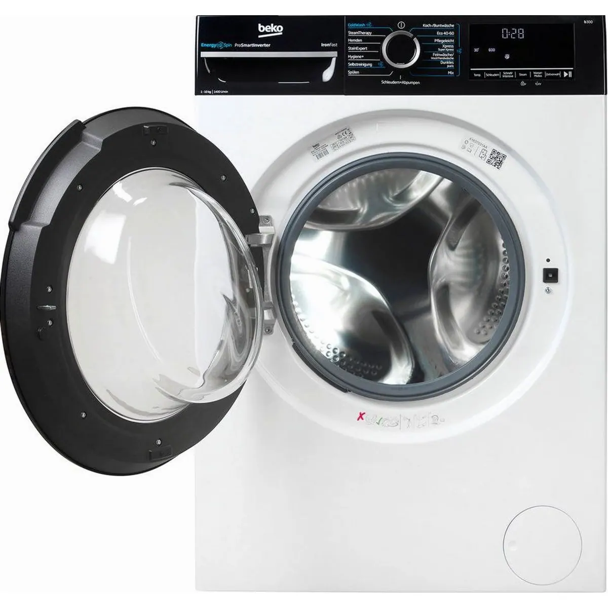 BEKO BM3WFU41041W Waschmaschine, 10 kg, 1400 U/min, effiziente Energieoptimierung 5