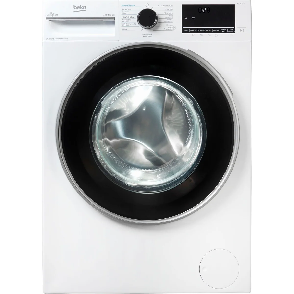 BEKO B3DFT512447W Waschtrockner, 12 kg Waschkapazität, 8 kg Trockenkapazität, 1400 U/min 2