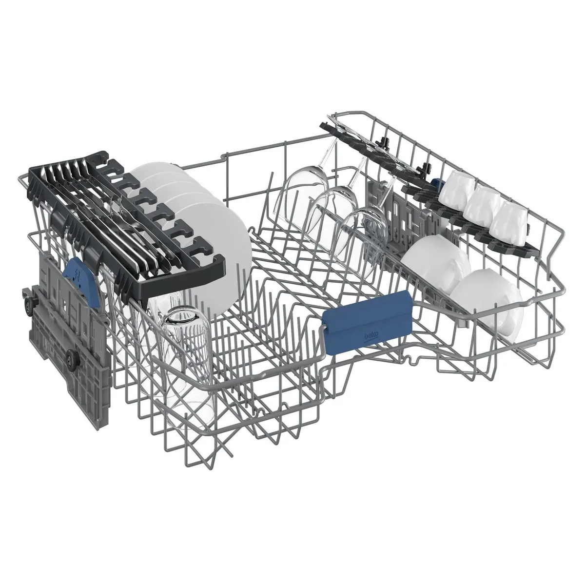 BEKO BDSN36451X Geschirrspüler, 14 Maßgedecke, TrayWash – Effiziente Reinigung mit Stil 4