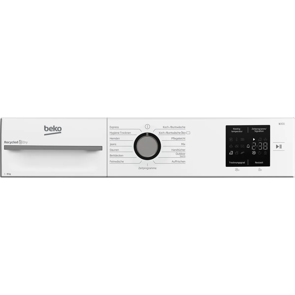 BEKO BM3T38220X Wärmepumpentrockner, energiesparend, 8 kg Kapazität 5