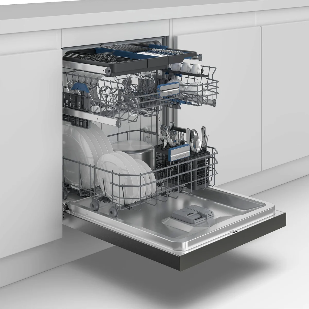 BEKO BDDN36541DDP Unterbaugeschirrspüler, 15 Maßgedecke, 8,9 l — ProSmart Motor, flexible Innenraumgestaltung, 6 Programme 2