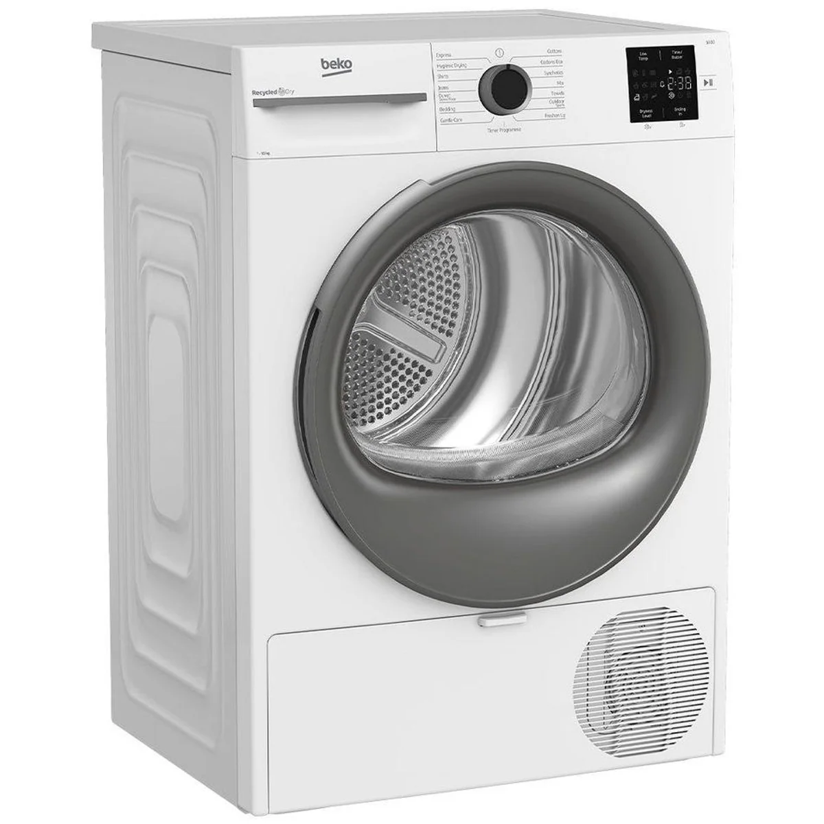 BEKO BM3T30210W1 Wärmepumpentrockner, Hygiene Trocknen, Knitterschutz