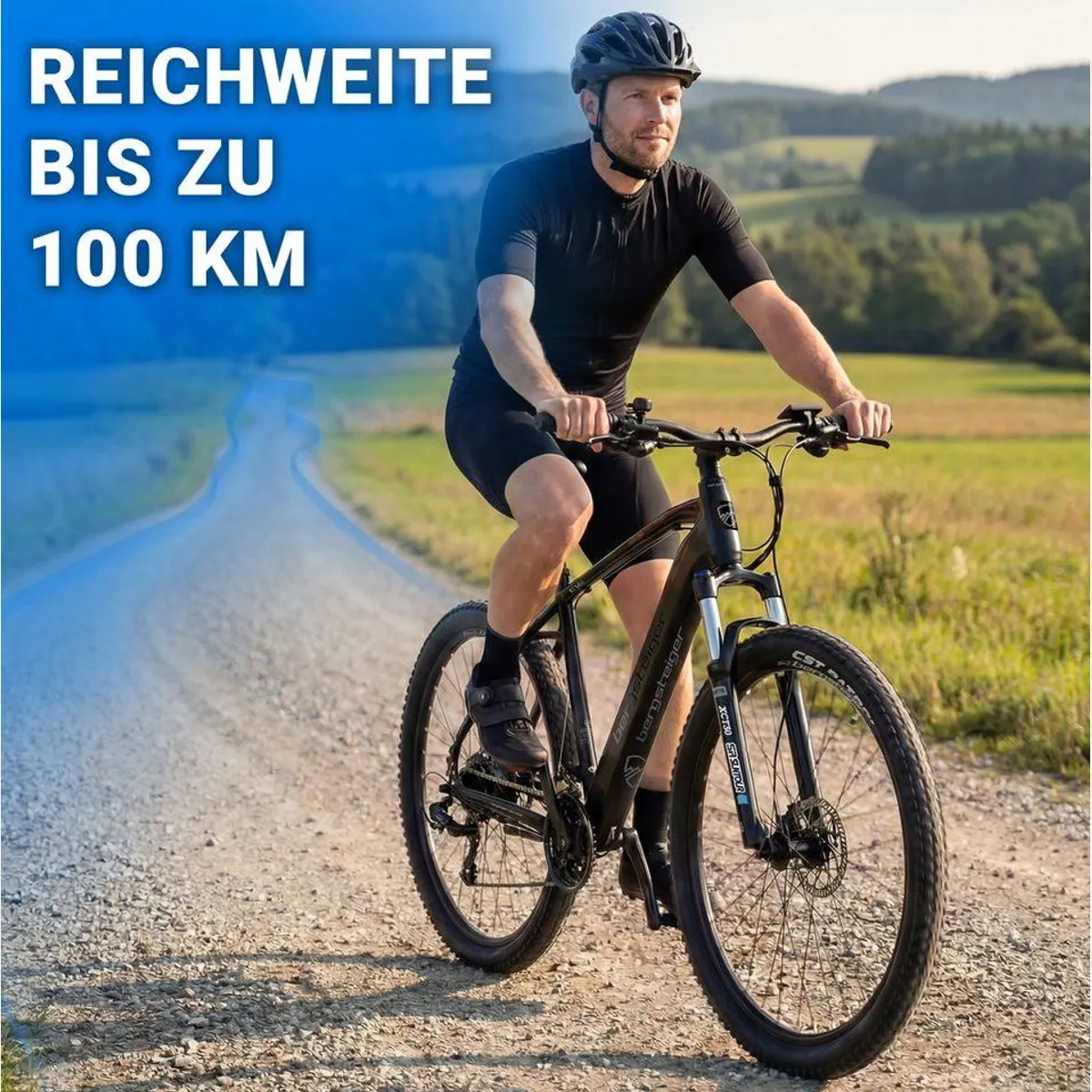 bergsteiger Cannock E-Bike, 250 Watt Motor, 36V Akku, vielseitig einsetzbar 3