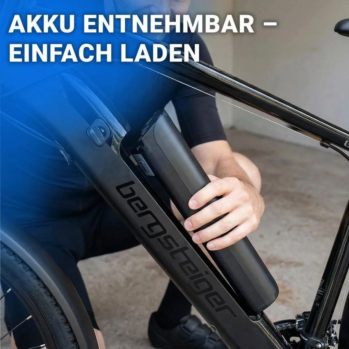 bergsteiger Cannock E-Bike, 250 Watt Motor, 36V Akku, vielseitig einsetzbar 5