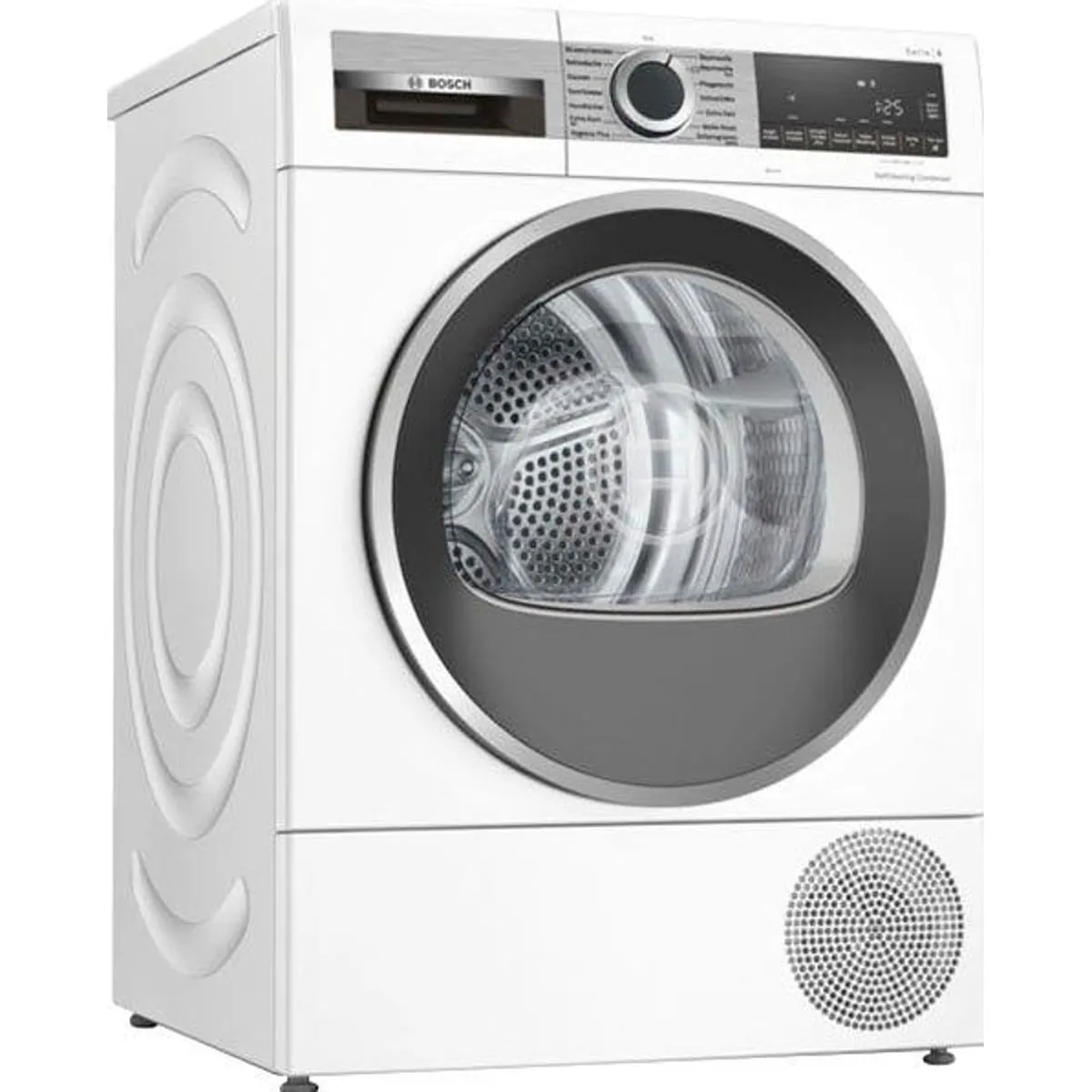 BOSCH WQG235D00 Wärmepumpentrockner, Selbstreinigender Kondensator, 8 kg Fassungsvermögen, AntiVibration Design