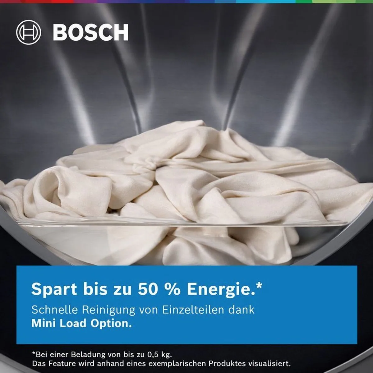 BOSCH WGB244040 Waschmaschine, 9 kg, 1400 U/min, AquaStop, Home Connect 5