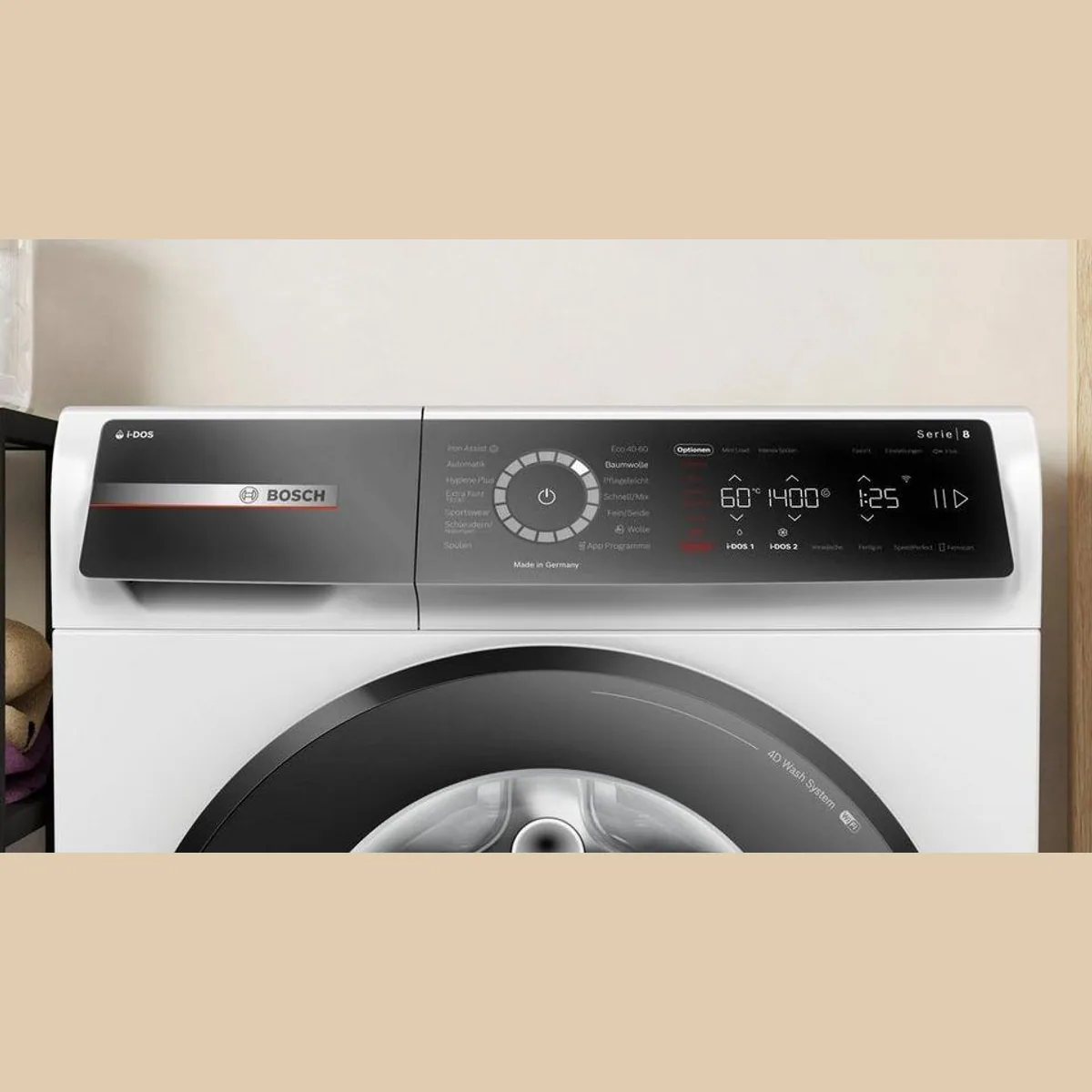 BOSCH WGB244A40 Waschmaschine, 9 kg, 1400 U/min, i-Dos, Home Connect 5