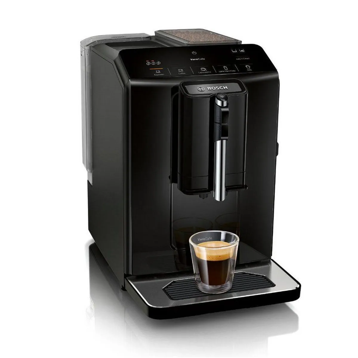 BOSCH VeroCafe Kaffeevollautomat, One-Touch, MilkMagic Pro, Keramik-Mahlwerk