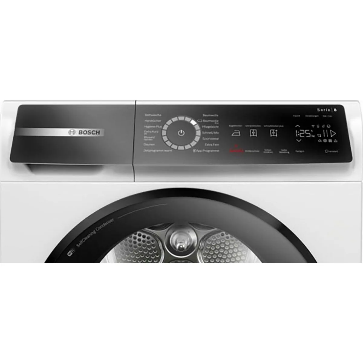 BOSCH WQB245B40 Wärmepumpentrockner, energieeffizient, 9 kg Fassungsvermögen, integrierte Innenbeleuchtung 5