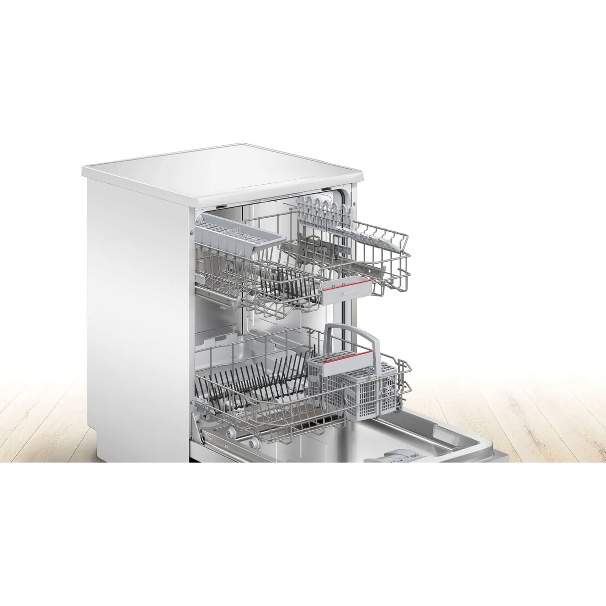 BOSCH Standgeschirrspüler Serie 4 SMS4HTW00E, 13 Maßgedecke, Energieeffizienz D 5