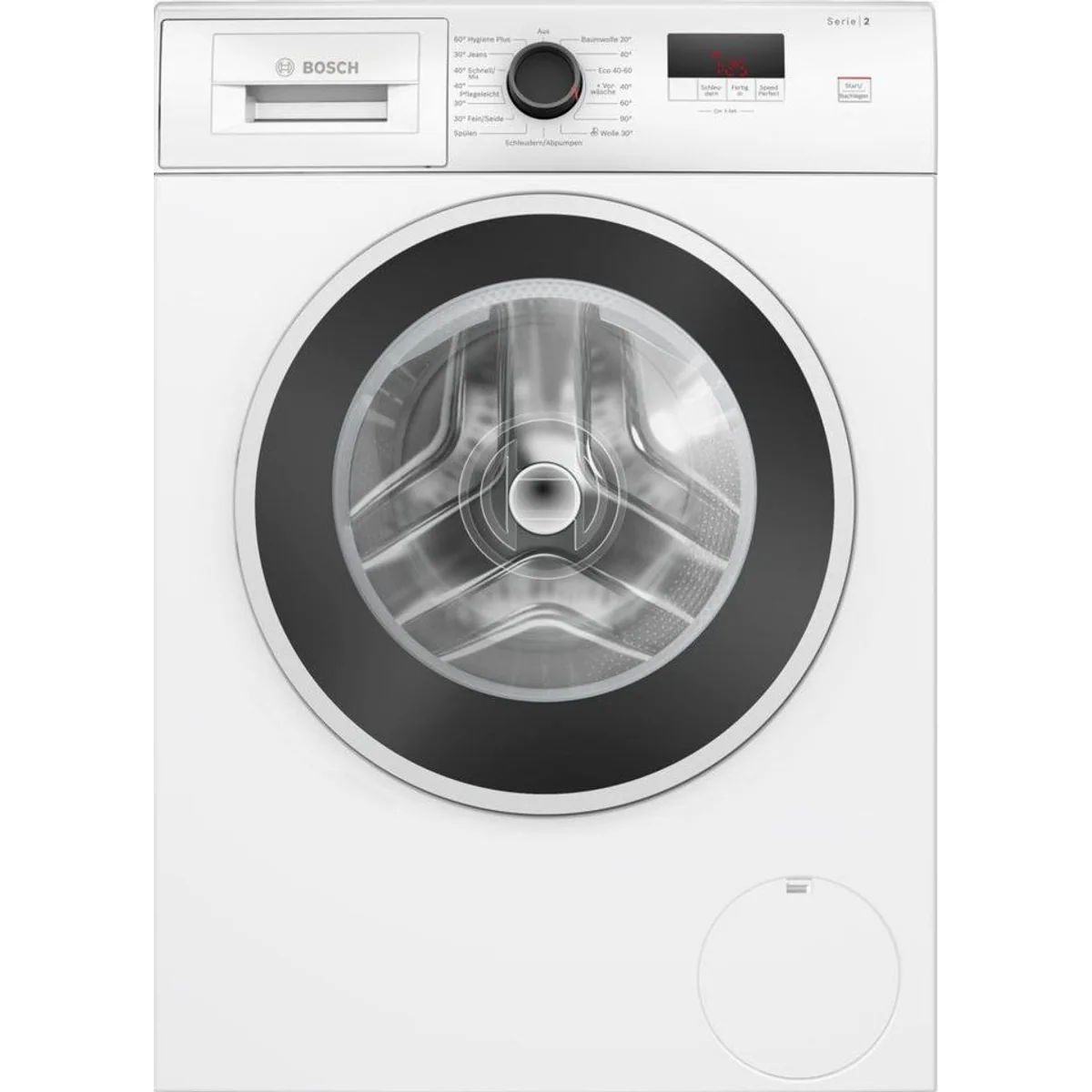 BOSCH WGE0240V Waschmaschine, 7 kg, 1400 U/min, Active Water Plus, Speed Perfect