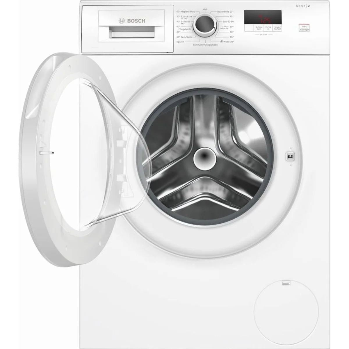 BOSCH WGE02420 Waschmaschine, 7 kg, 1400 U/min, Energieeffizienzklasse A 2