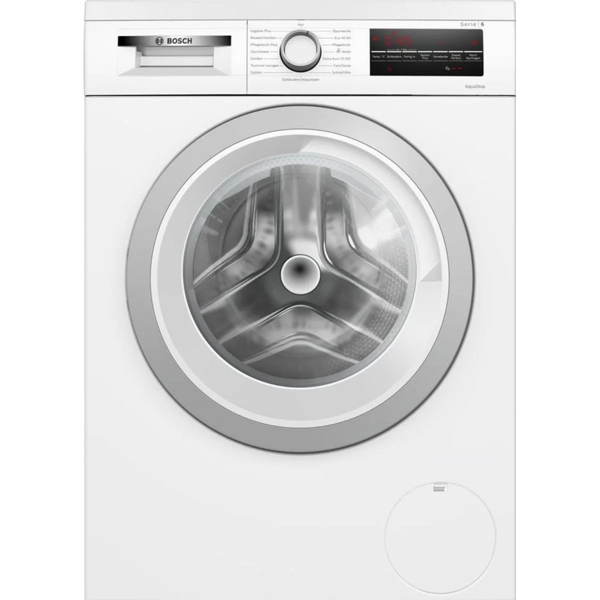 BOSCH WUU28T42 Waschmaschine, 9 kg, 1400 U/min, unterbaufähig — Energieeffizienz A, Nachlegefunktion, Aqua Stop