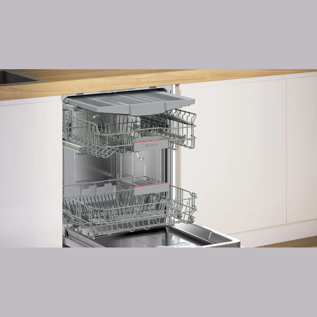 BOSCH SMV4EVX09E Geschirrspüler, 14 Maßgedecke, flexible Vario-Körbe, Info Light 3