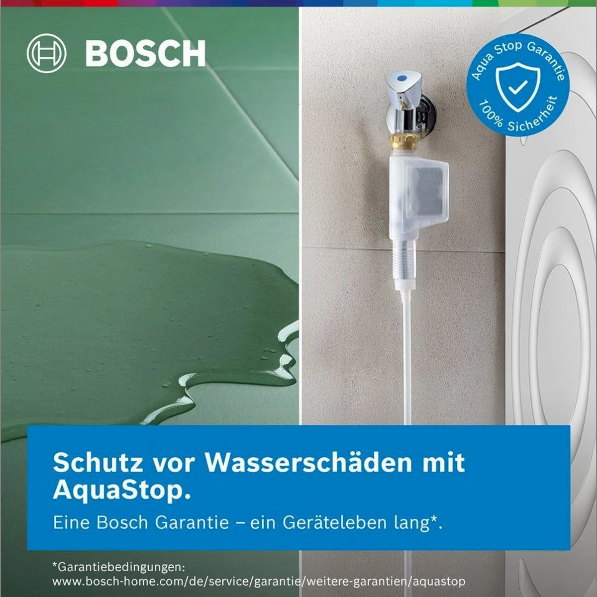 BOSCH Waschmaschine Serie 8 WGB244071, 9 kg, 1400 U/min — Energieeffizienz A, Invertermotor, Nachlegefunktion 3