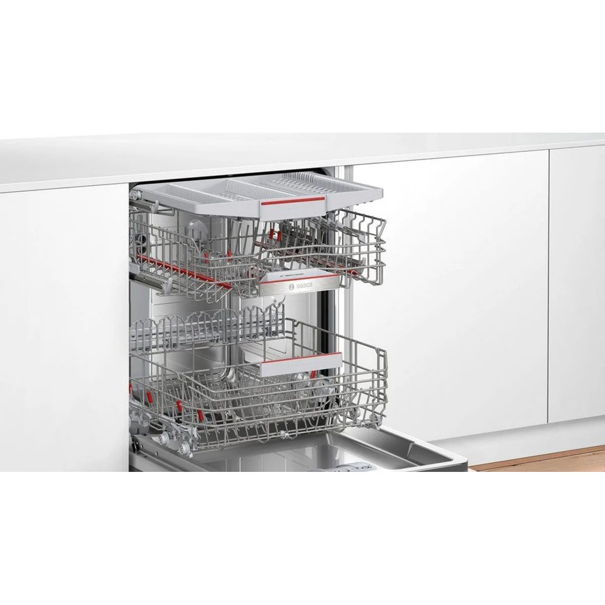 BOSCH SMD6ECX12E Geschirrspüler, 14 Maßgedecke, Max Flex Körbe, Time Light Anzeige 3