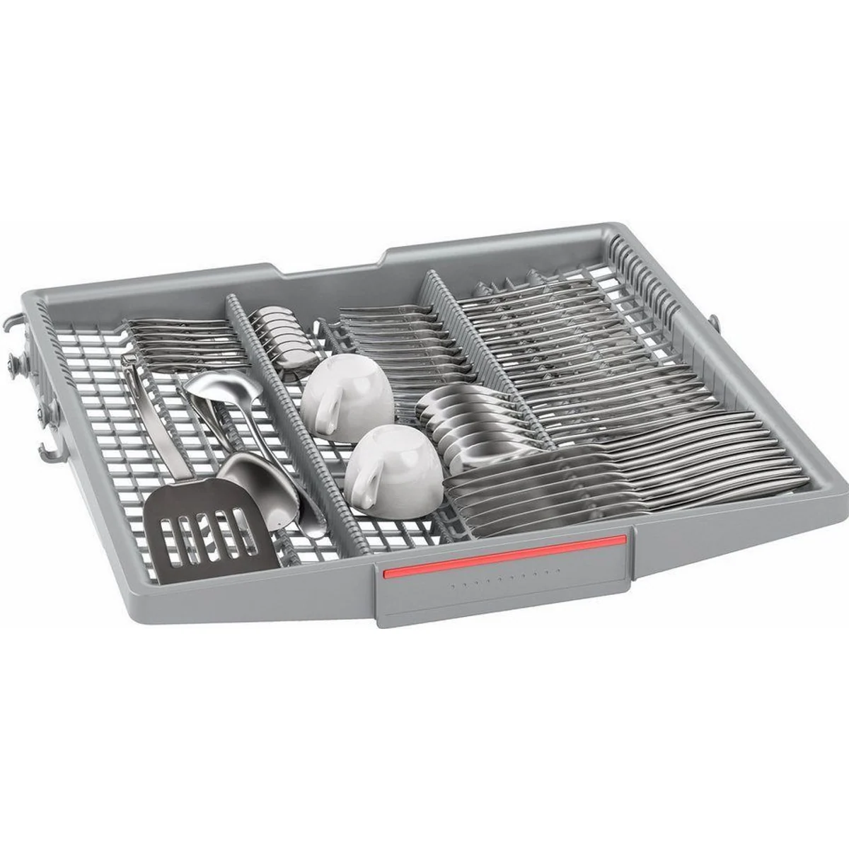BOSCH SMD6ECX12E Geschirrspüler, 14 Maßgedecke, Max Flex Körbe, Time Light Anzeige 5