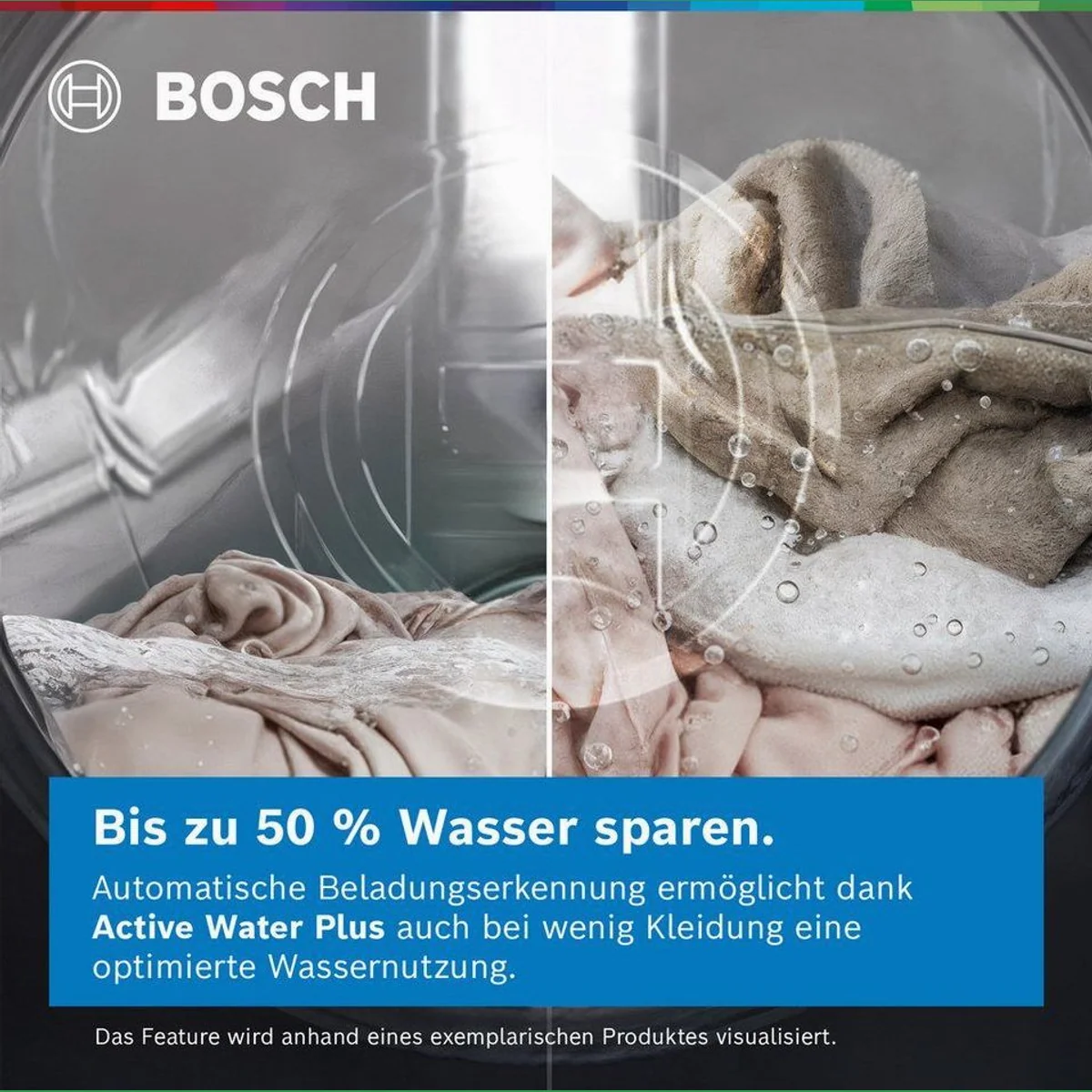 BOSCH WUU28T71 Waschmaschine, 8 kg, 1400 U/min, energieeffizient und leise 4