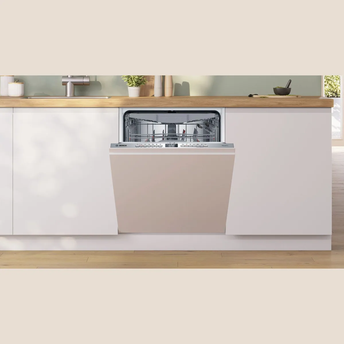 BOSCH SMV4ECX32E Geschirrspüler, 14 Maßgedecke, automatische Türöffnung, flexible Max Flex Körbe 5
