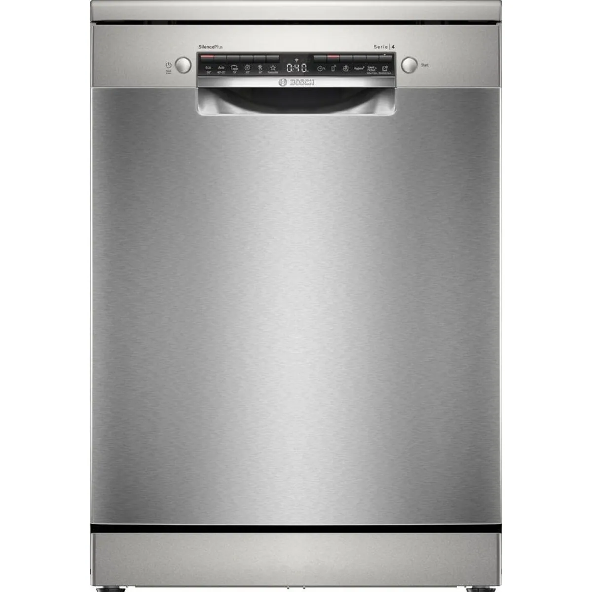 BOSCH Standgeschirrspüler Serie 4 SMS4EVI09E, 14 Maßgedecke, Automatische Türöffnung, VarioFlex-Körbe