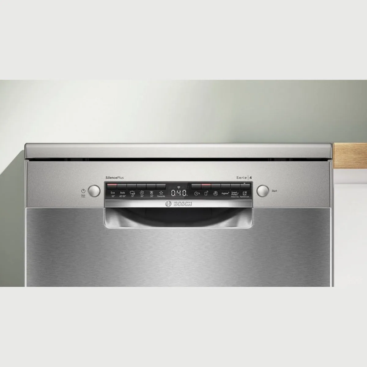 BOSCH Standgeschirrspüler Serie 4 SMS4EVI09E, 14 Maßgedecke, Automatische Türöffnung, VarioFlex-Körbe 4
